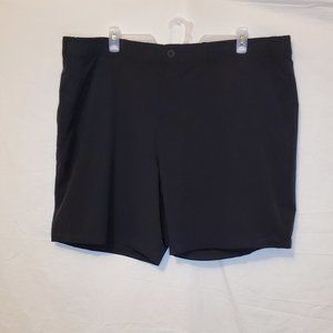 50W Men's Big & Tall Foundry Black Quick-Dri Shorts